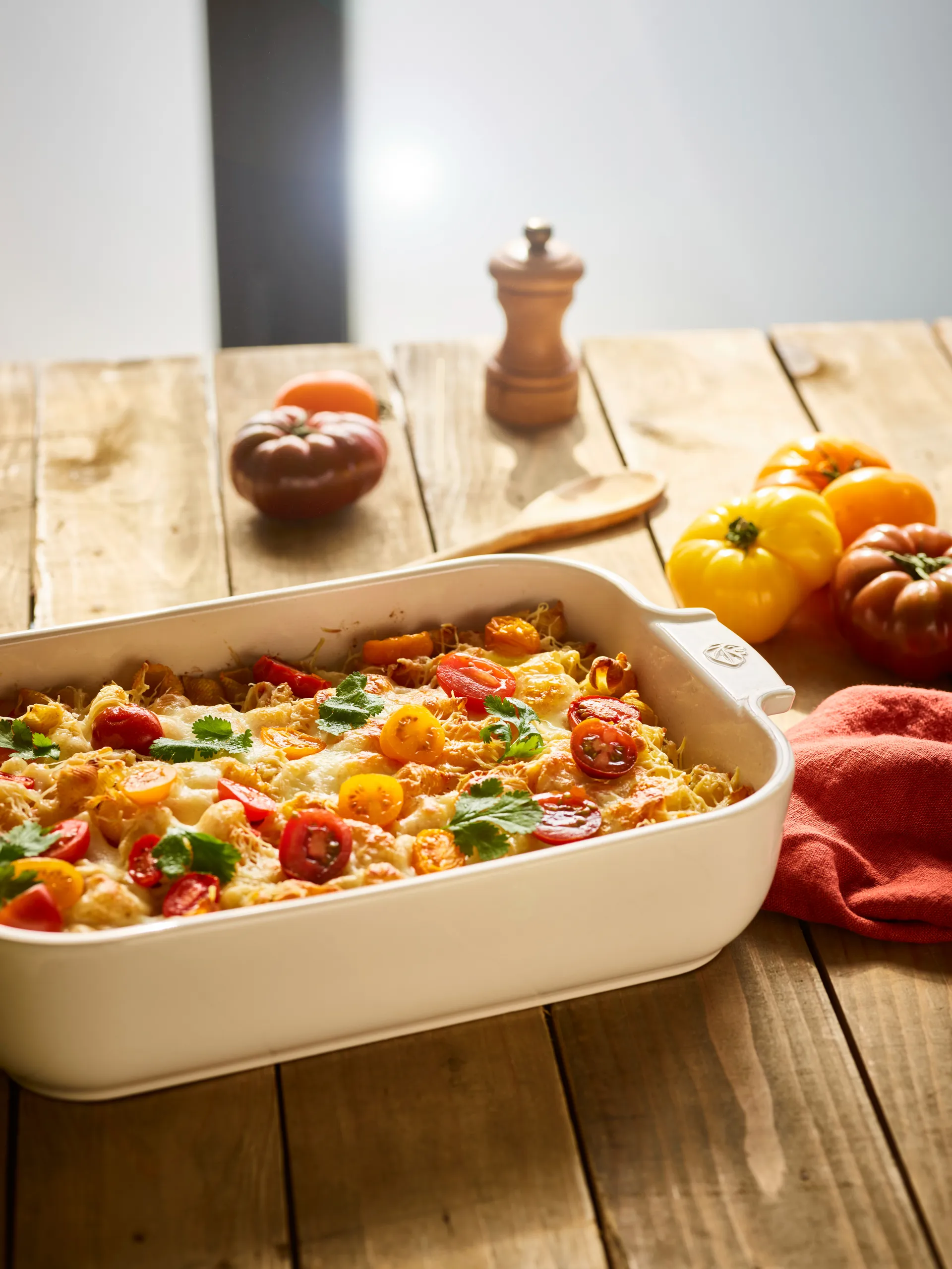 Appolia prato de cerâmica 29.5x36 cm, Branco Peugeot