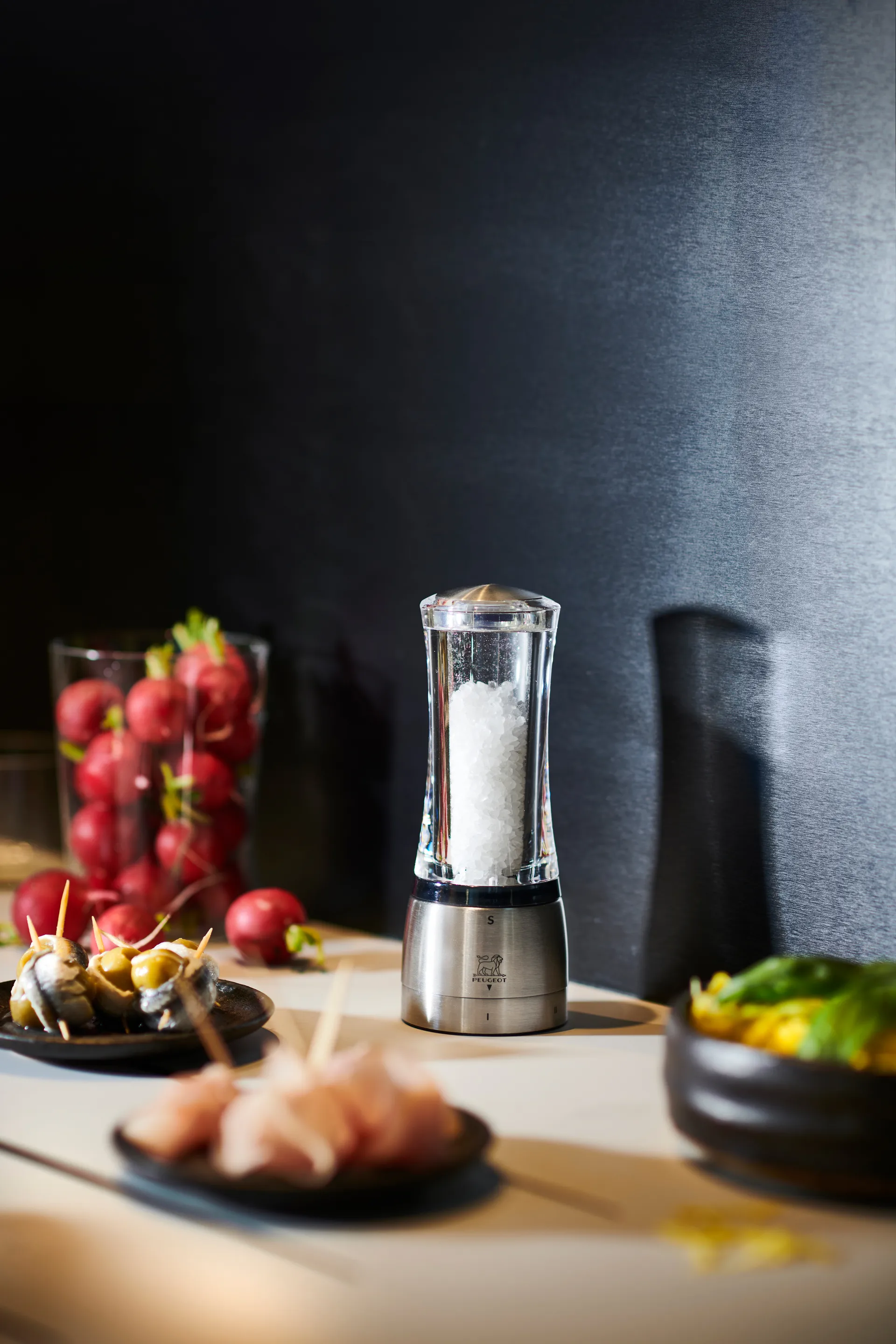 Daman Z moinho de sal 16 cm, Preto Peugeot