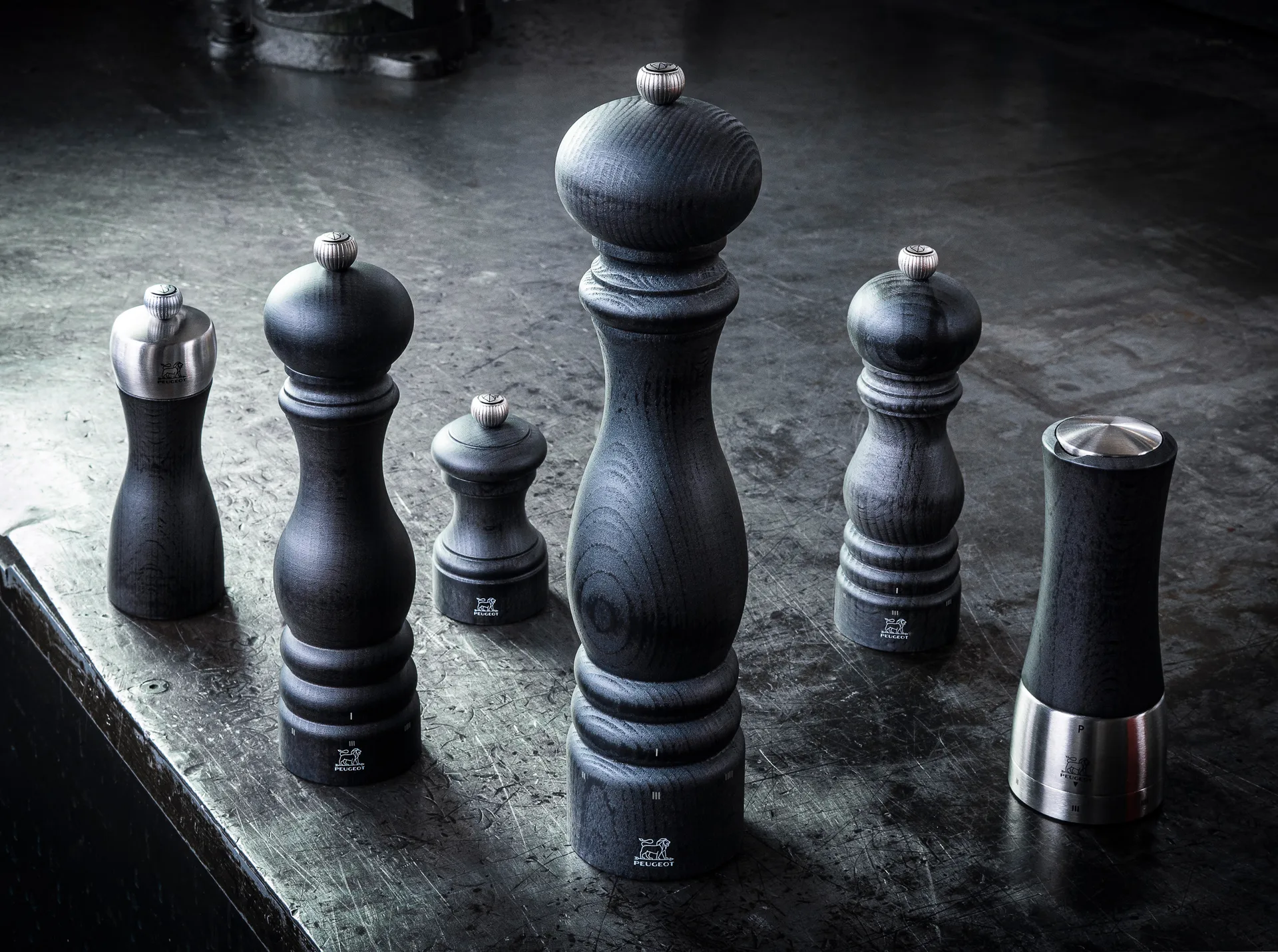 Paris u'Select Z moinho de sal 18 cm, Grafite Peugeot