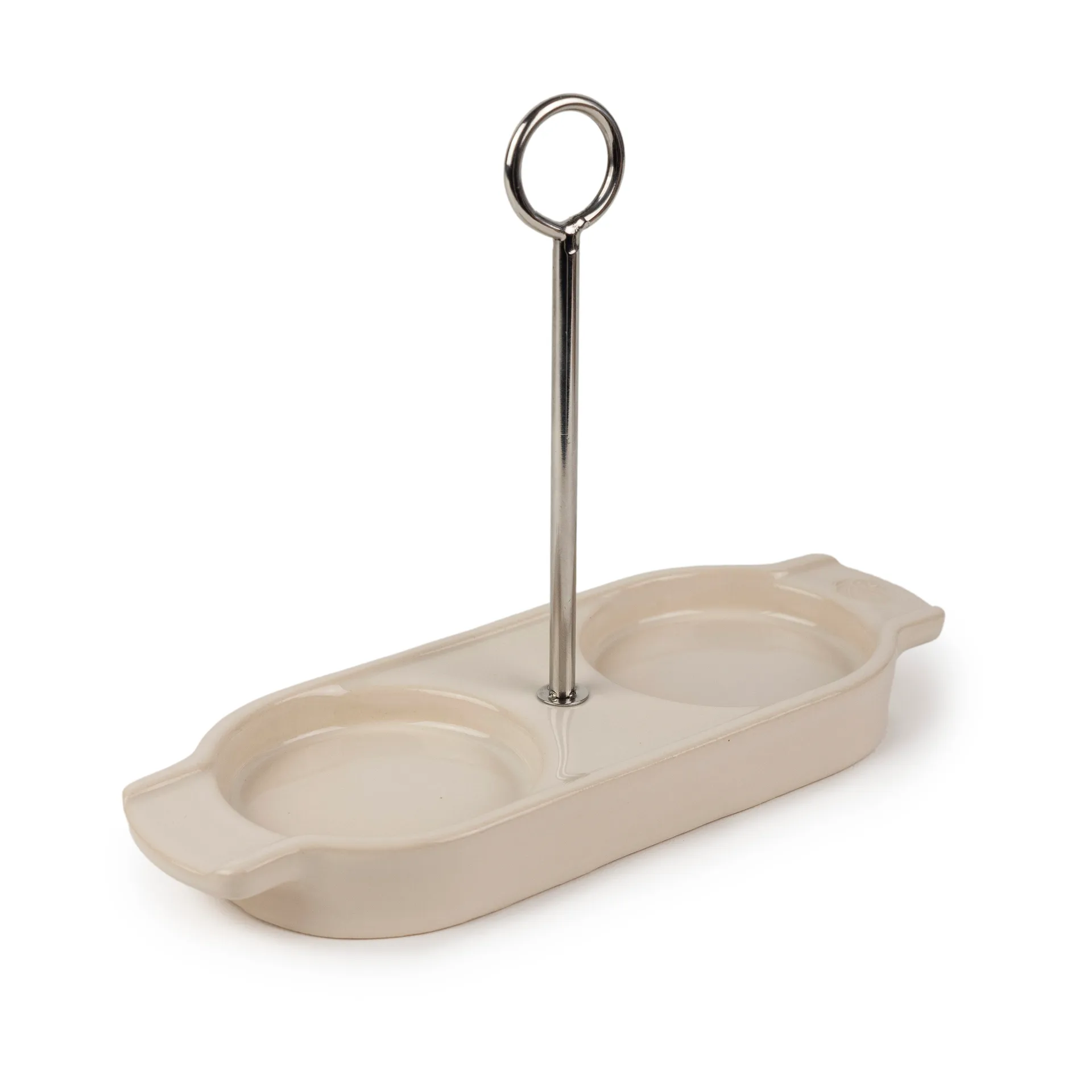 Suporte para moinhos Linea com alça, Ecru Peugeot