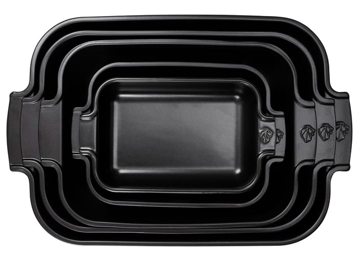 Travessa de cerâmica Appolia 40x27 cm, Satin preto Peugeot