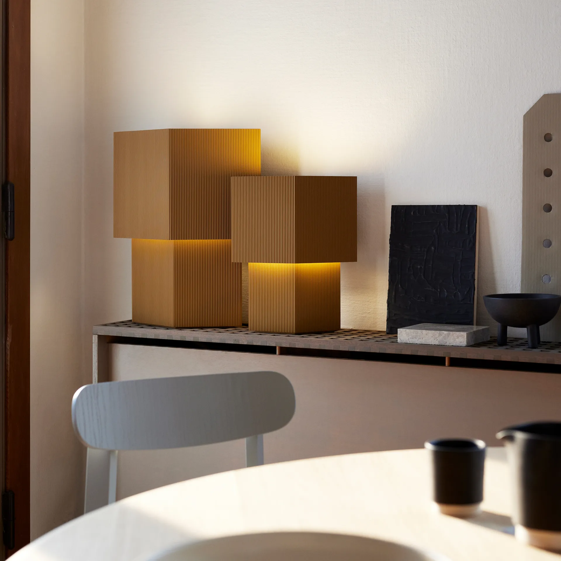 Candeeiro de mesa Romb 36, Cumin Pholc