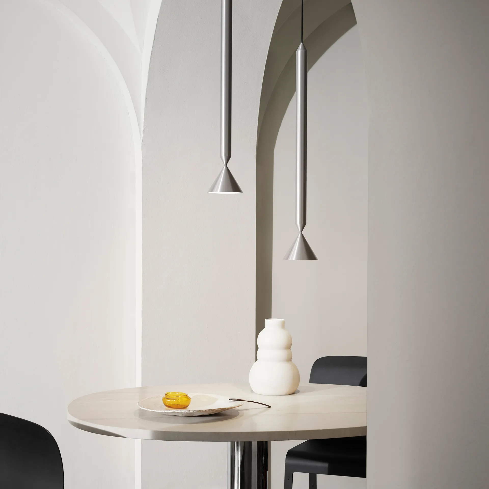 Candeeiro de teto Apollo 59, alumínio Pholc