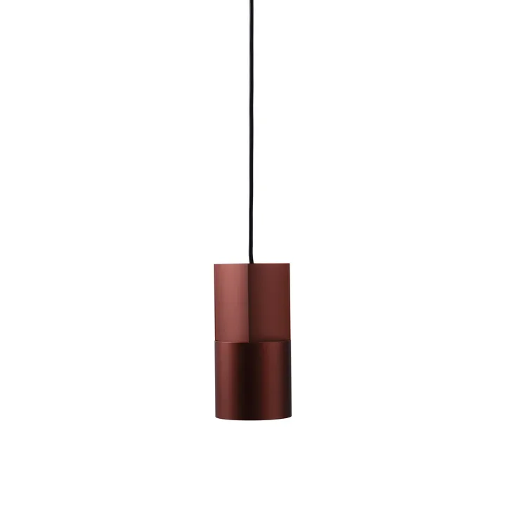 Concave 10 candeeiro pendente - Oxide (vermelho) - Pholc