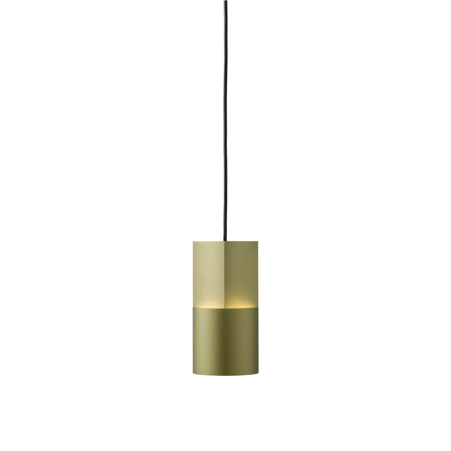Concave 10 candeeiro pendente, Stem (verde) Pholc