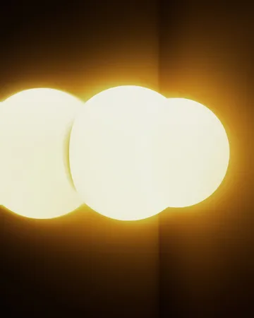 Fall 11 aplique de parede - Branco - Pholc