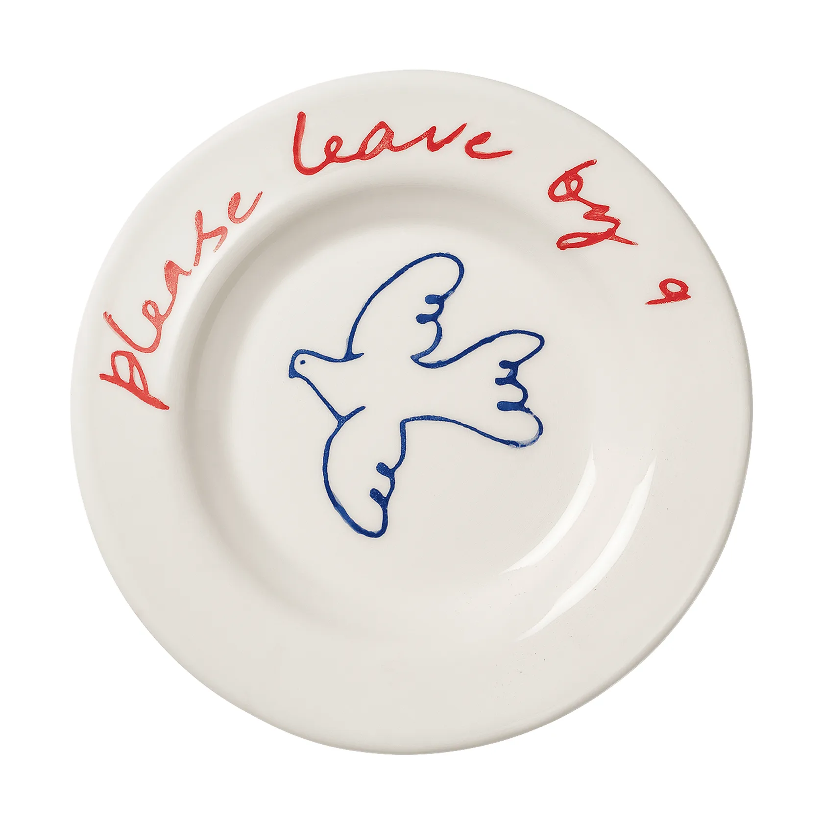 Bird Tapas prato, Blue, 15 cm Pick a Poppy