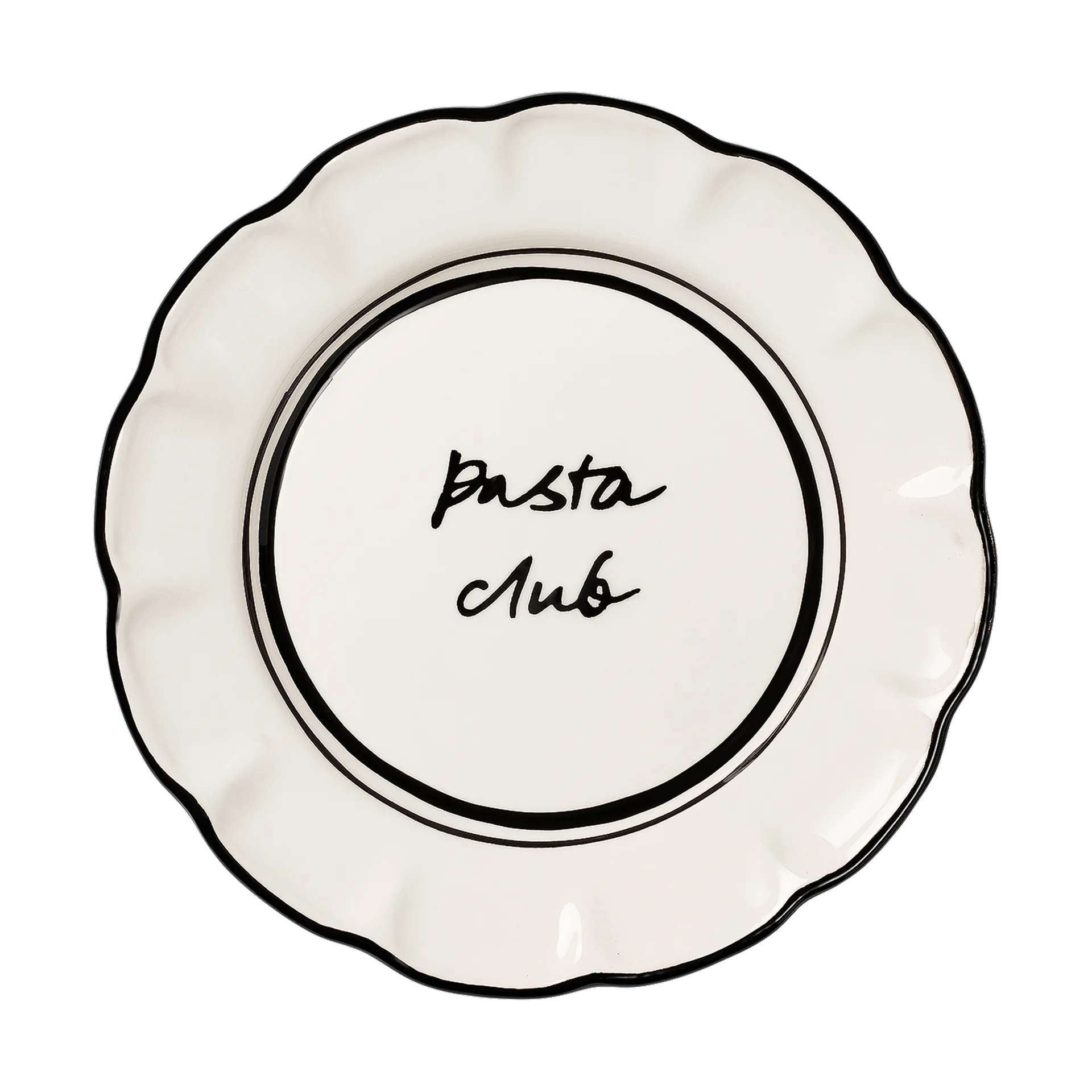 Bistro prato de salada, Black, 21,5 cm Pick a Poppy
