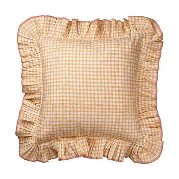 capa de almofada Vichy - Amarelo claro, 40x40 cm - Pick a Poppy