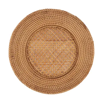 Classic Rattan base para pratos - Natural, 33 cm - Pick a Poppy