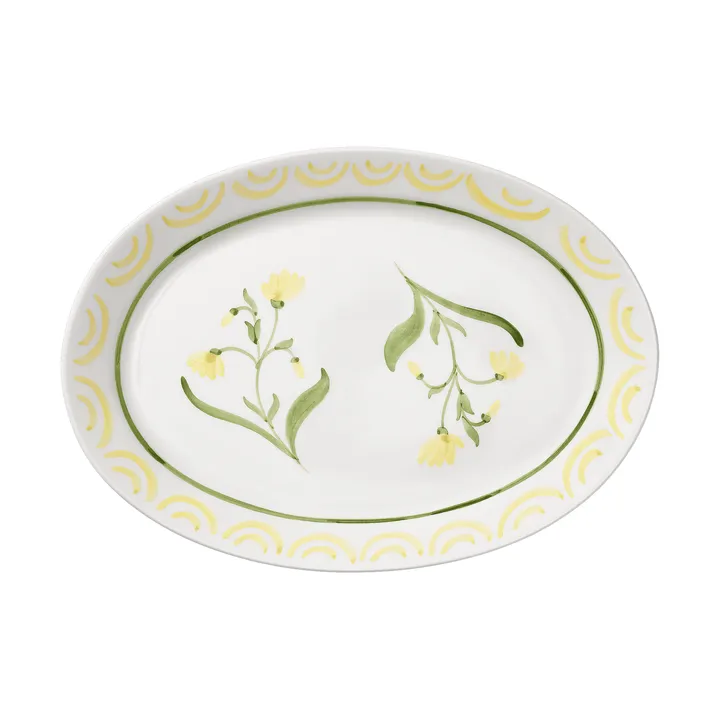 Cottage Flower prato de servir - Amarelo, 32 cm - Pick a Poppy
