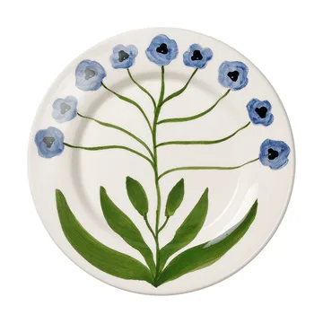 Madelen Möllard Pansy prato de salada - Blue, 22 cm - Pick a Poppy