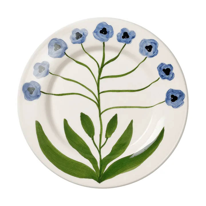 Madelen Möllard Pansy prato de salada - Blue, 22 cm - Pick a Poppy