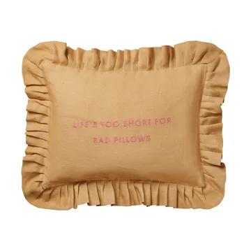 Quote capa de almofada - Harvest yellow, 30x40 cm - Pick a Poppy