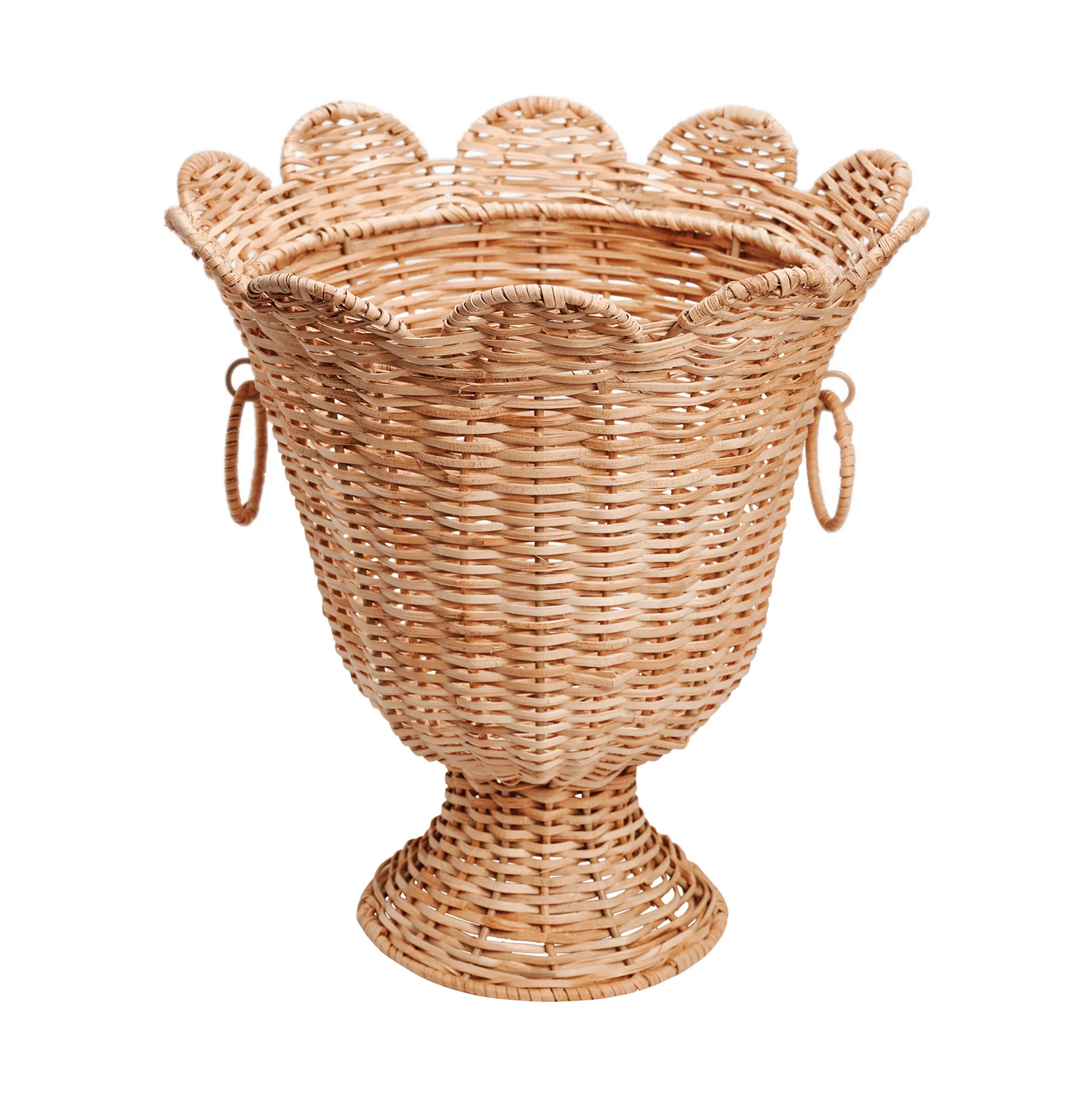 Scallop Rattan vaso, Natural, 30x31 cm Pick a Poppy
