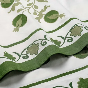 Suzani toalha de mesa - Green, 250x150 cm - Pick a Poppy