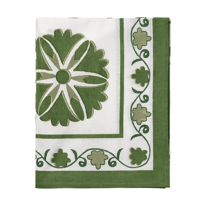 Suzani toalha de mesa - Green, 350x150 cm - Pick a Poppy