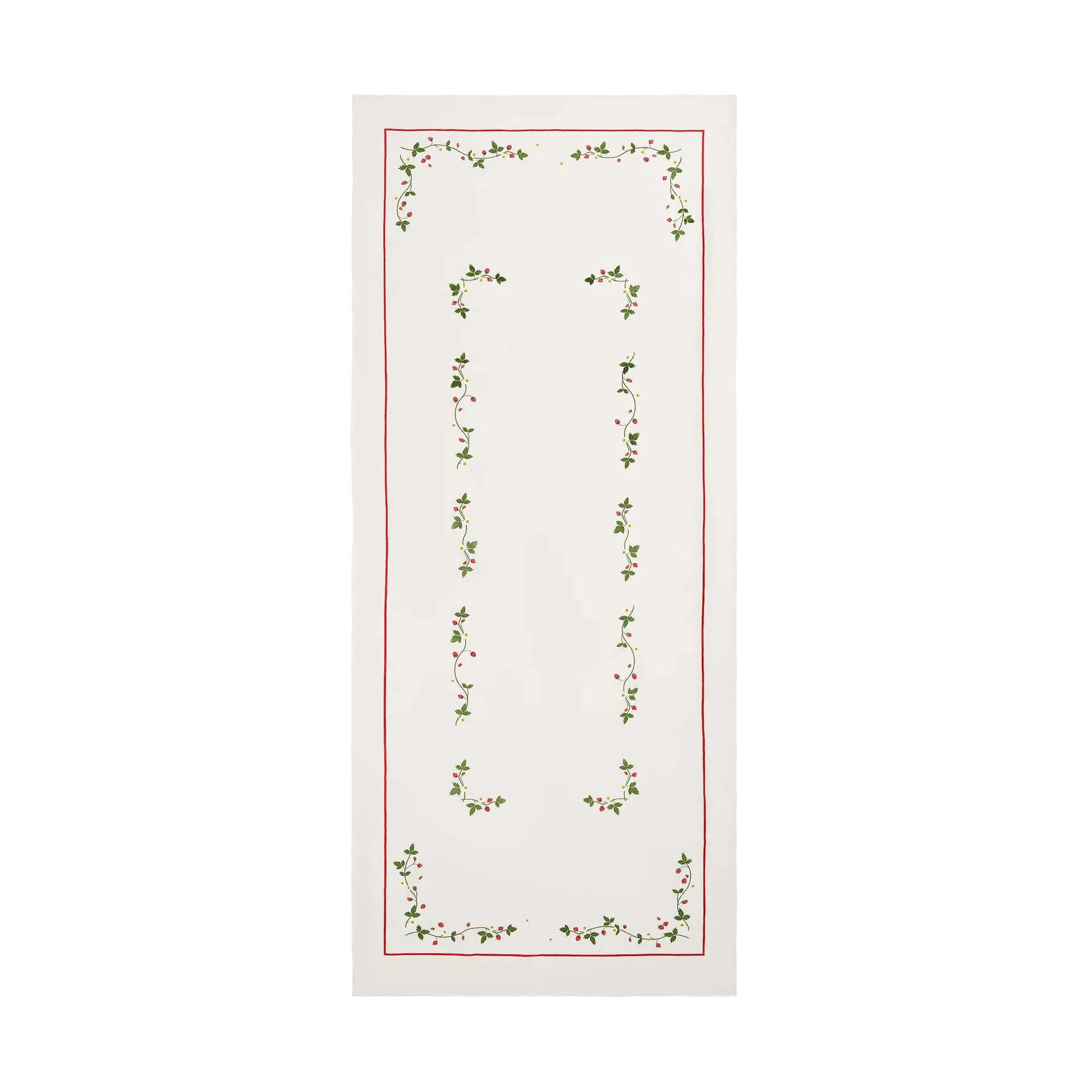 Wild Strawberry toalha de mesa, Red, 250x150 cm Pick a Poppy