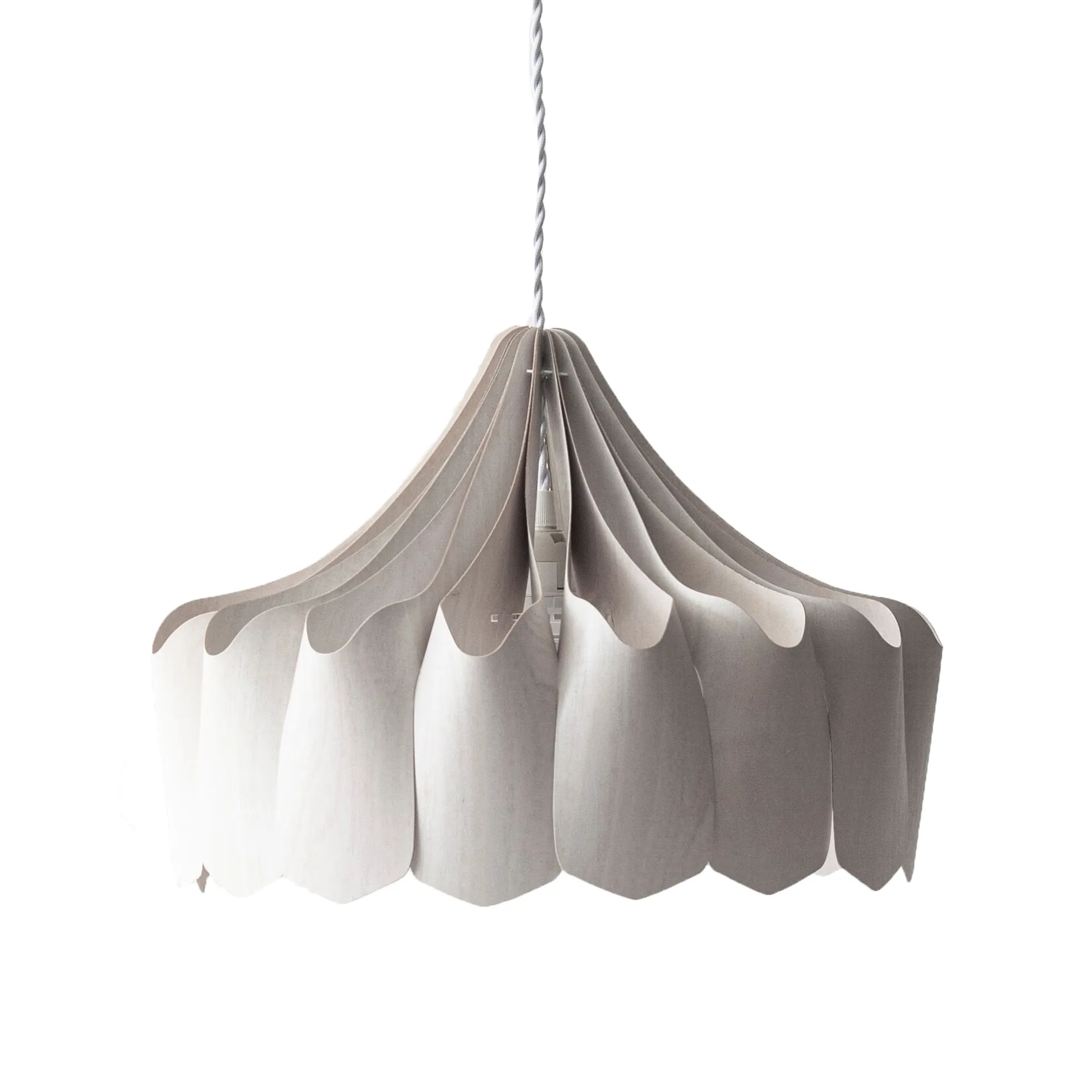 Candeeiro suspenso Pioni S Ø38 cm, Branco Pilke
