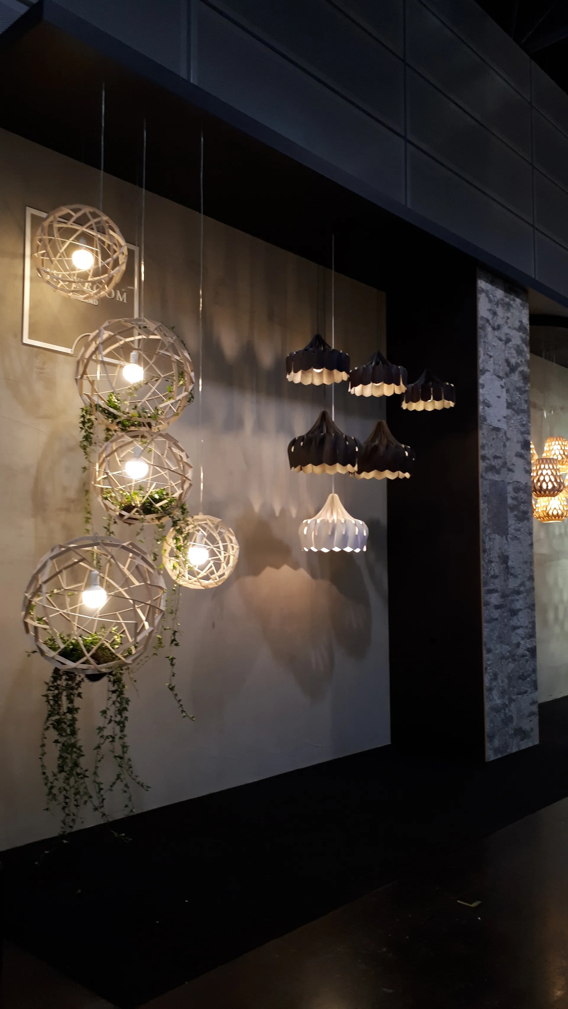 Candeeiro suspenso Pioni S Ø38 cm, Preto Pilke