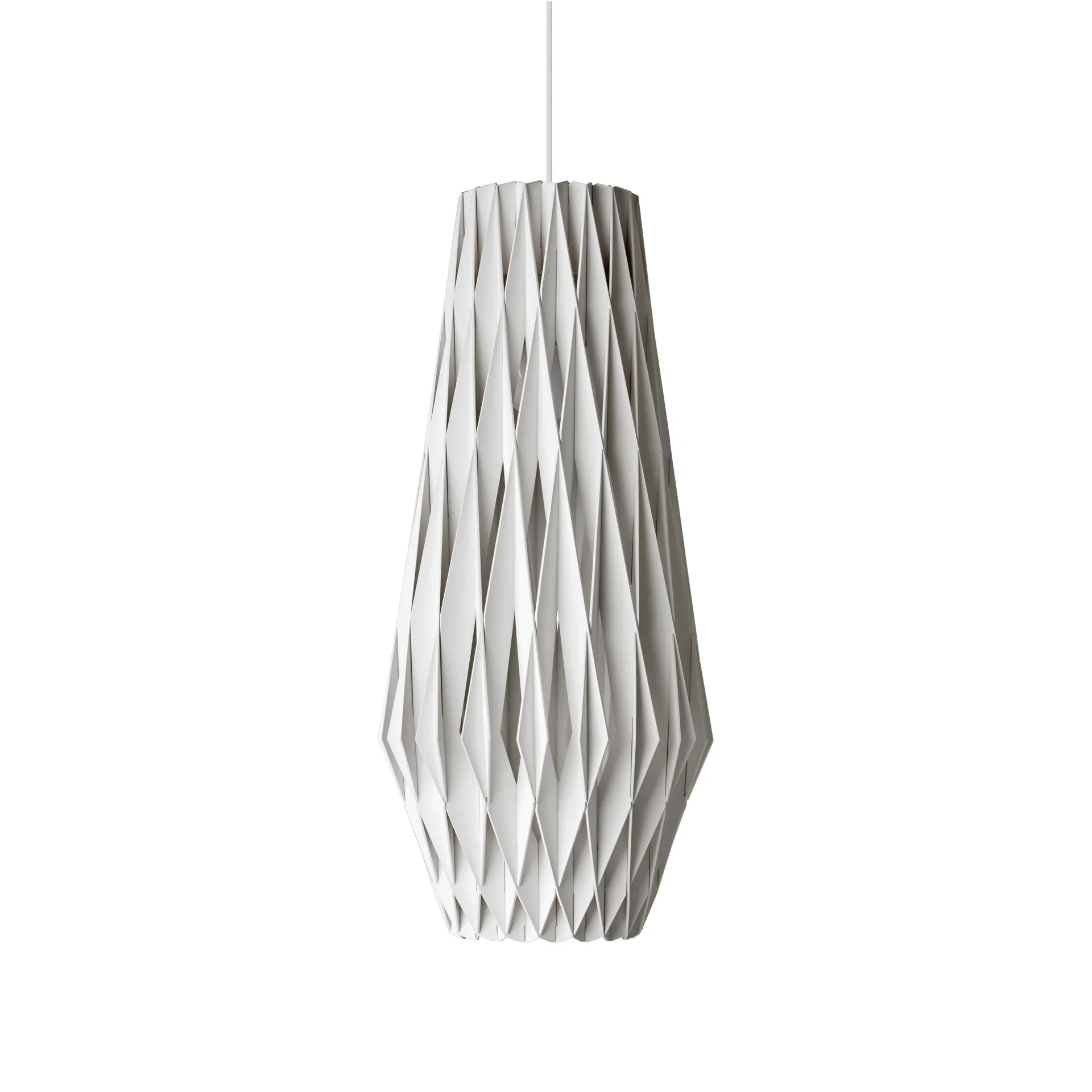 Pilke Signature candeeiro suspenso 30/70 cm, Branco Pilke