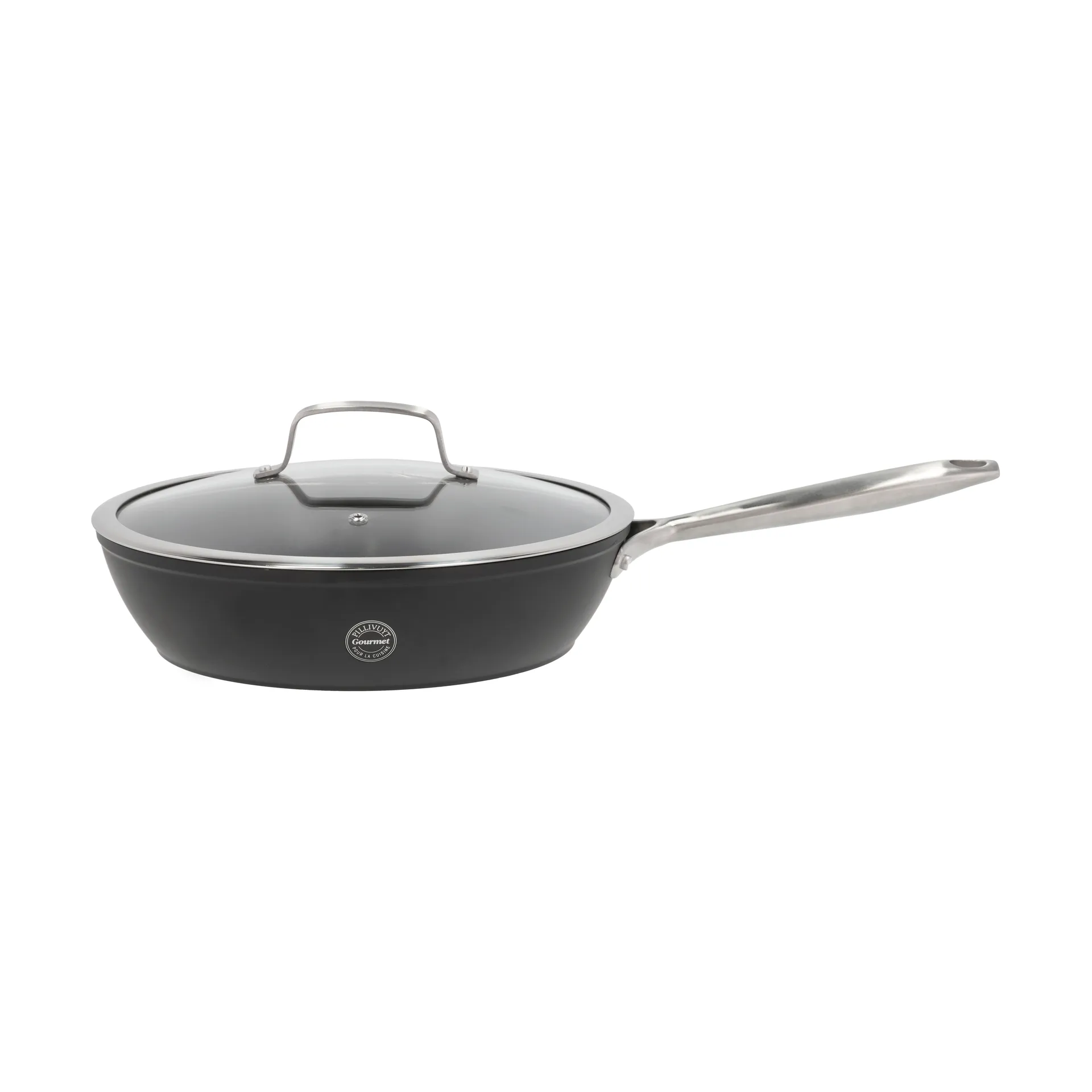 Caçarola Travo cerâmica non-stick 28 cm, Preto-alumínio Pillivuyt