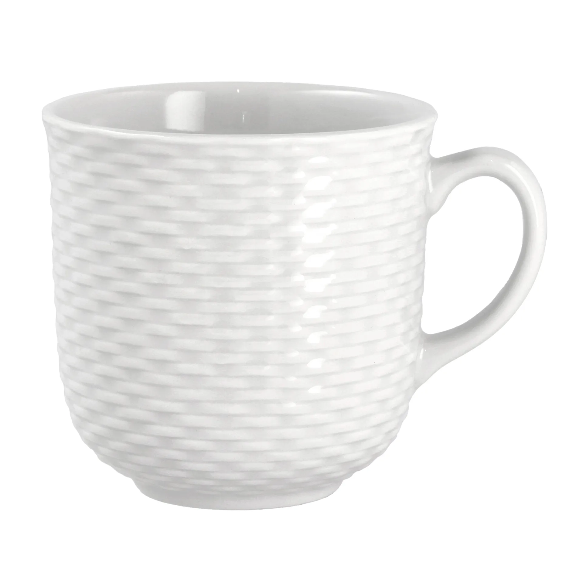 Caneca Basket 37 cl, Branco Pillivuyt
