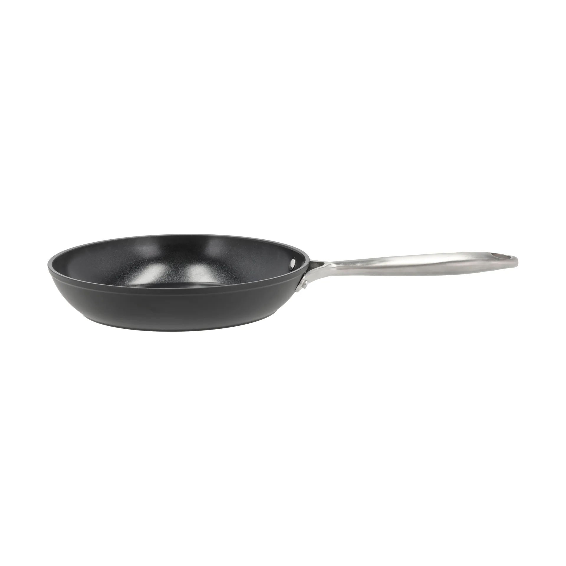 Frigideira Travo cerâmica non-stick 24 cm, Preto-alumínio Pillivuyt