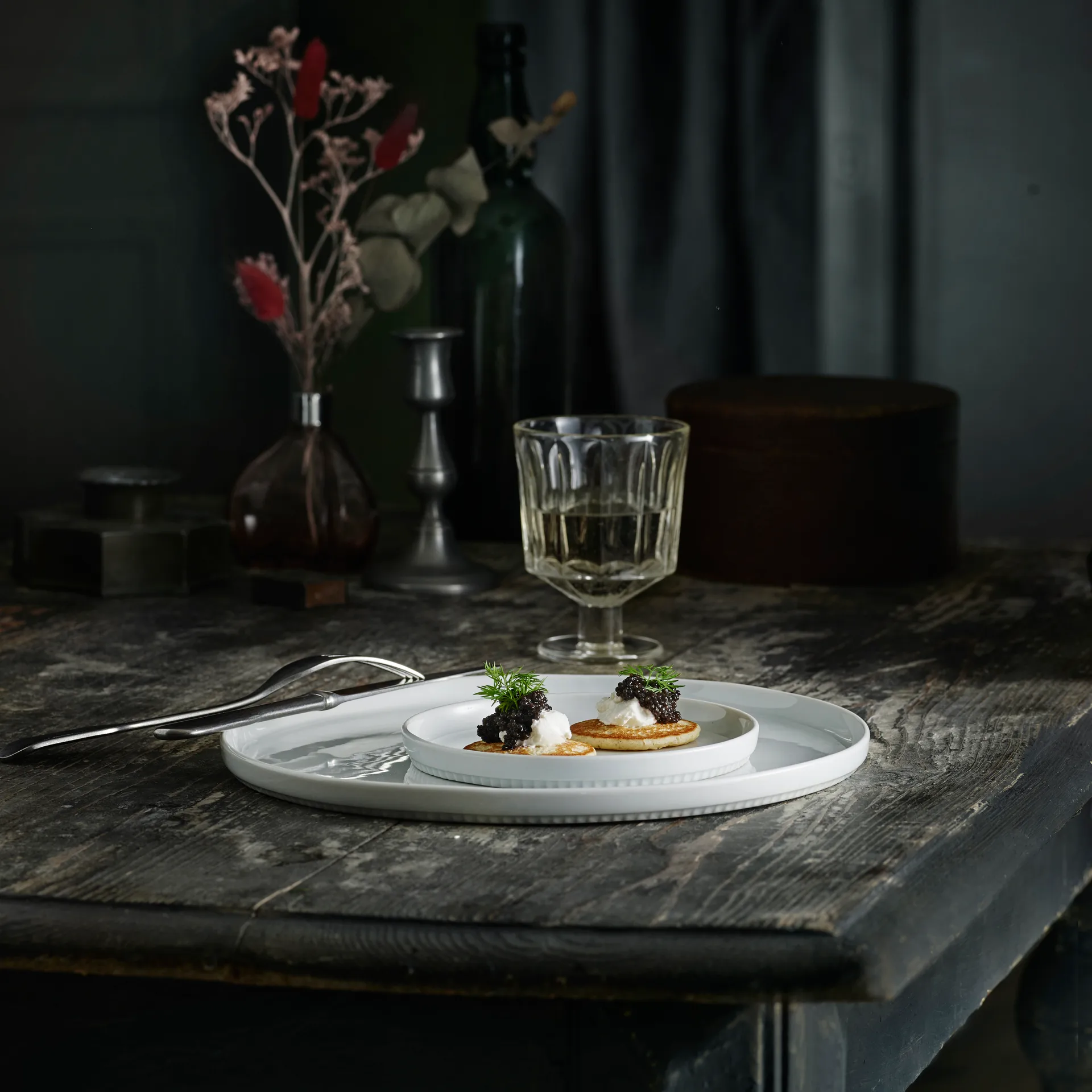 Prato com borda direita pequeno Toulouse Ø 15,5 cm, branco Pillivuyt