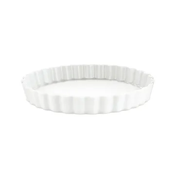 Prato para flan redondo branco Pillivuyt - Ø24 cm - Pillivuyt
