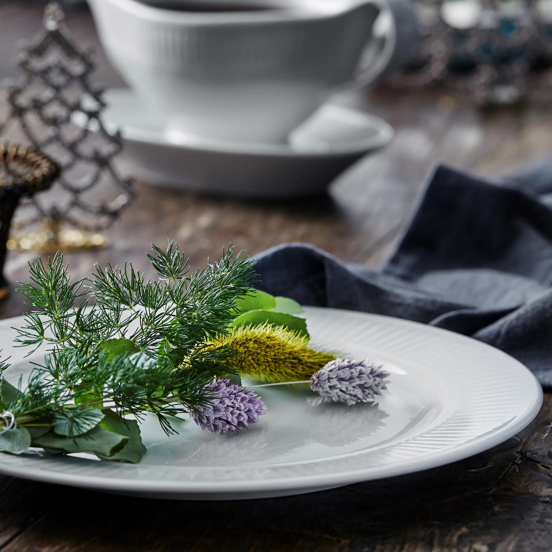 Prato Plissé Ø 24 cm, branco Pillivuyt