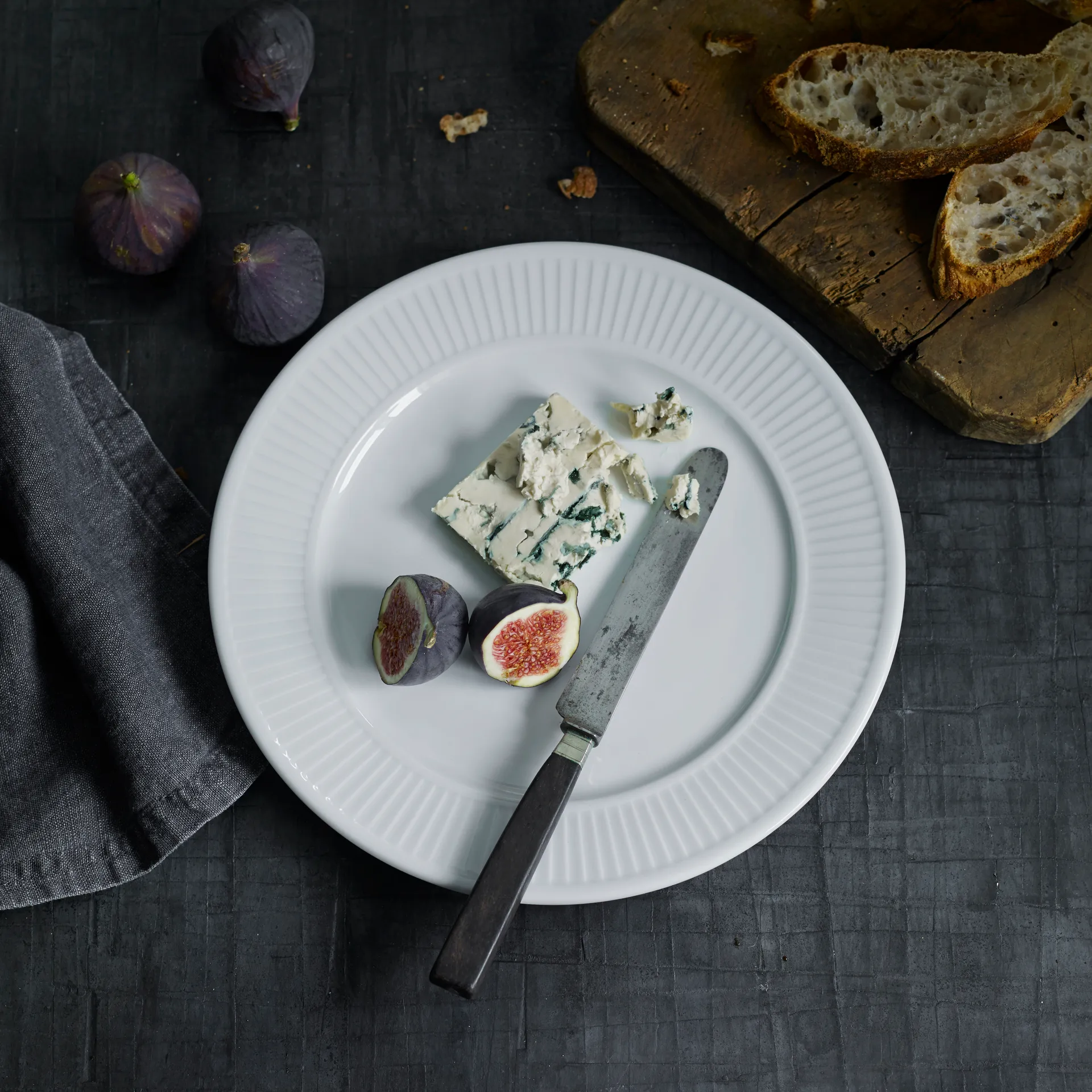 Prato Plissé Ø 26 cm, Branco Pillivuyt