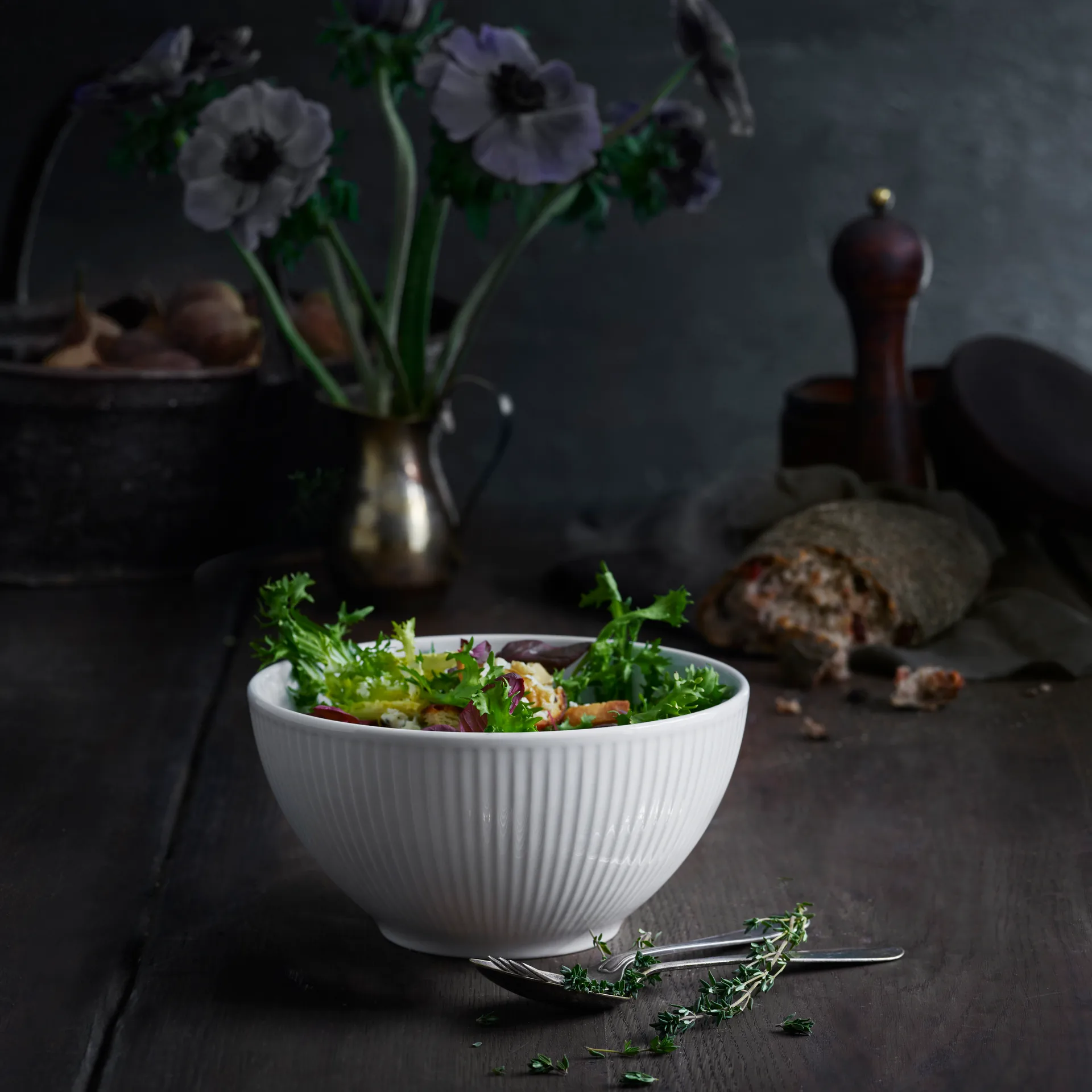 Taça Plissé 3,3 l, Branco Pillivuyt