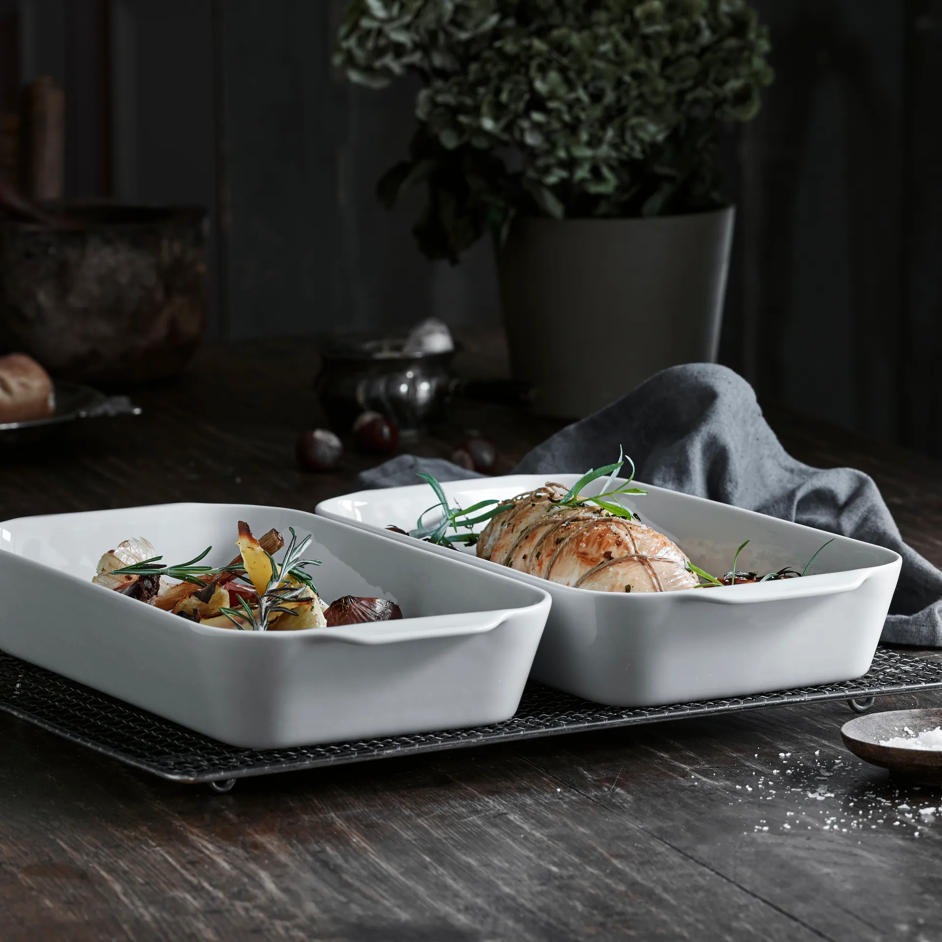 Travessa branco Pillivuyt, 32x17 cm Pillivuyt