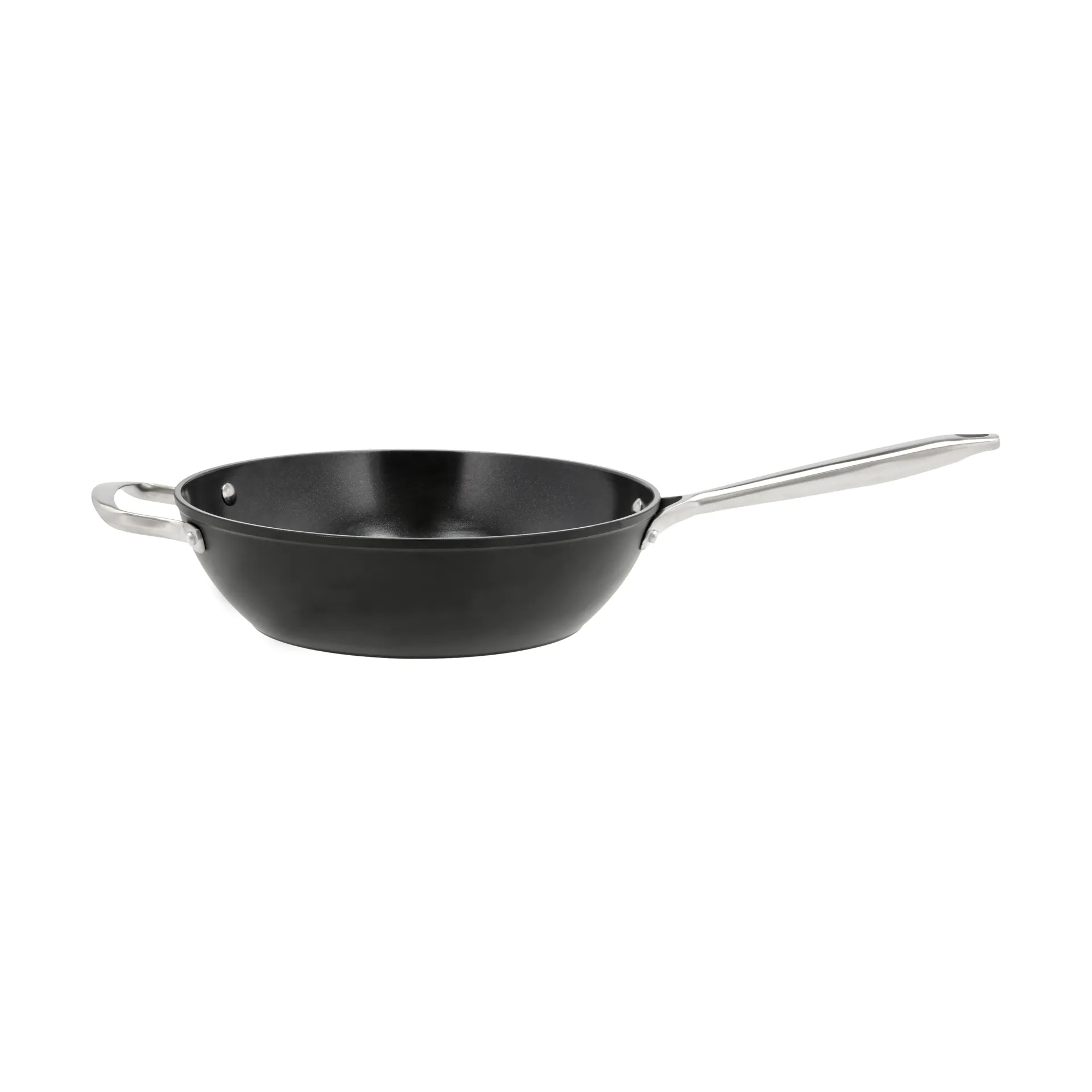 Travo wok revestimento cerâmica antiaderente 28 cm, Alumínio-preto Pillivuyt