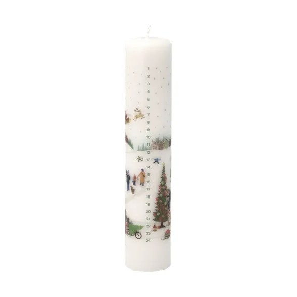 Velas calendário Vinter Ø5x25 cm - Branco - Pillivuyt