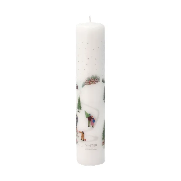 Velas calendário Vinter Ø5x25 cm, Branco Pillivuyt