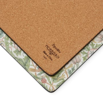 Strawberry Thief protetor de mesa 40x30 cm 4 unidades - Verde - Pimpernel