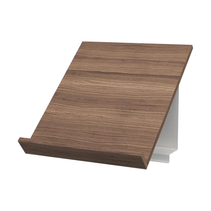 Pira G2 prateleira para revistas - Nogueira-branco - Pira