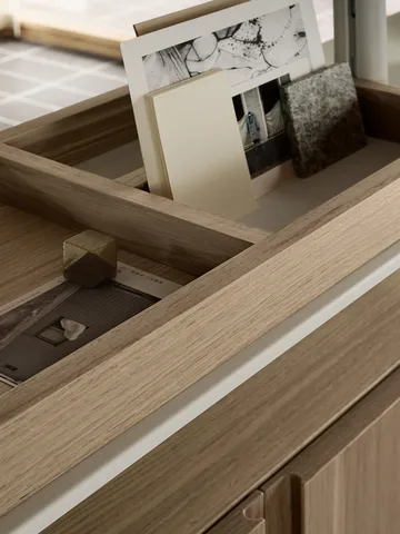 Pira G2 sistema de prateleiras F C A White/Oak 256-264 cm - Pira