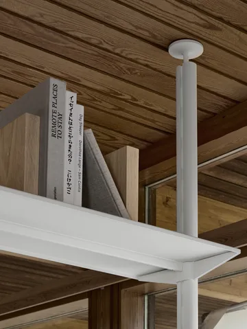 Pira G2 sistema de prateleiras F C A White/Walnut 248-255 cm - Pira