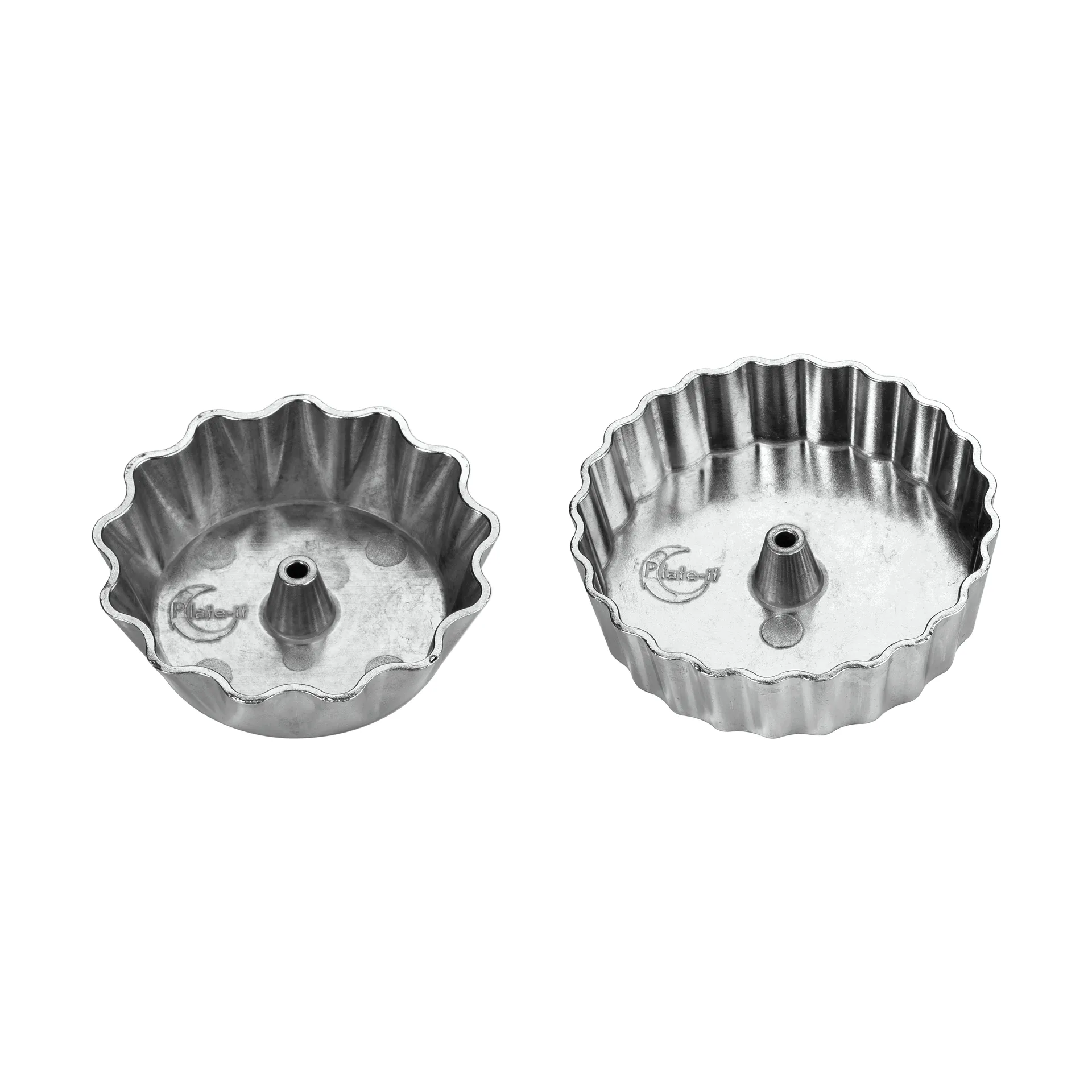 Formas para tarteletes Plate-it, 2 peças, Aço Plate It