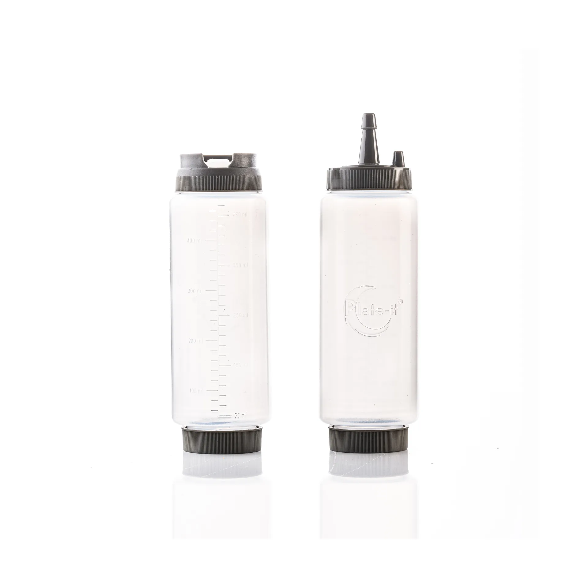 Frascos para molhos Plate-it 22 cm, 2 un., Branco-cinza Plate It