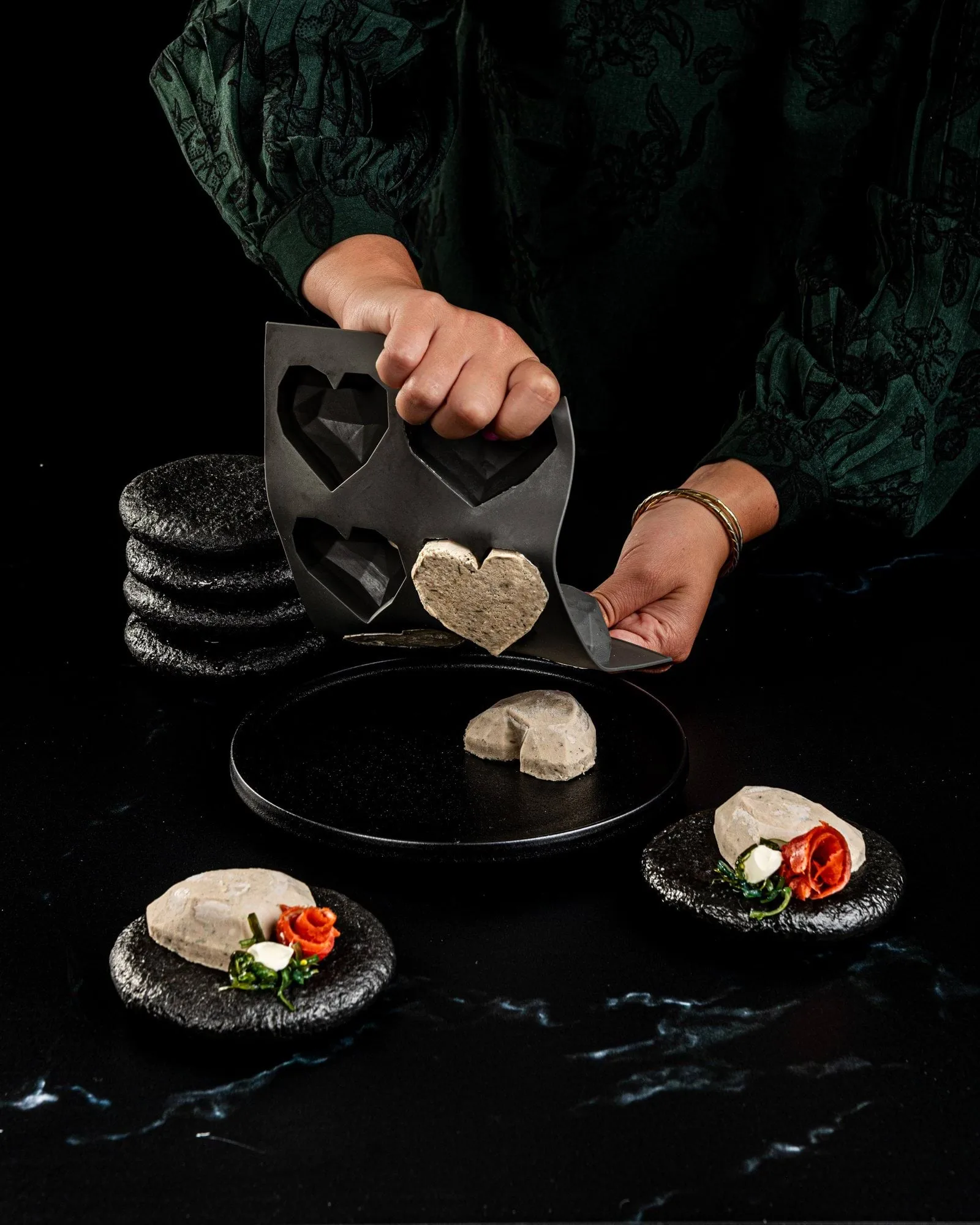 Plate-it formas, Love At First Bite, silicone, 3 peças Plate It