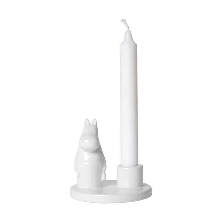 Castiçal de cerâmica Mumin Mãe, Branco  Pluto Design