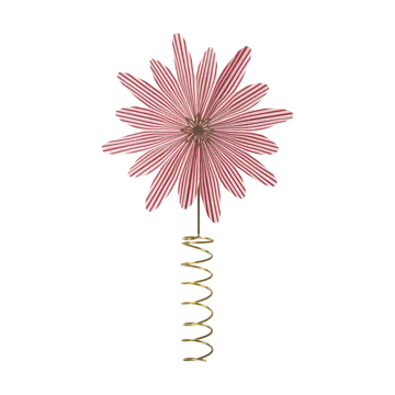 Estrela de natal topo Bengala - Vermelho-branco  - Pluto Design