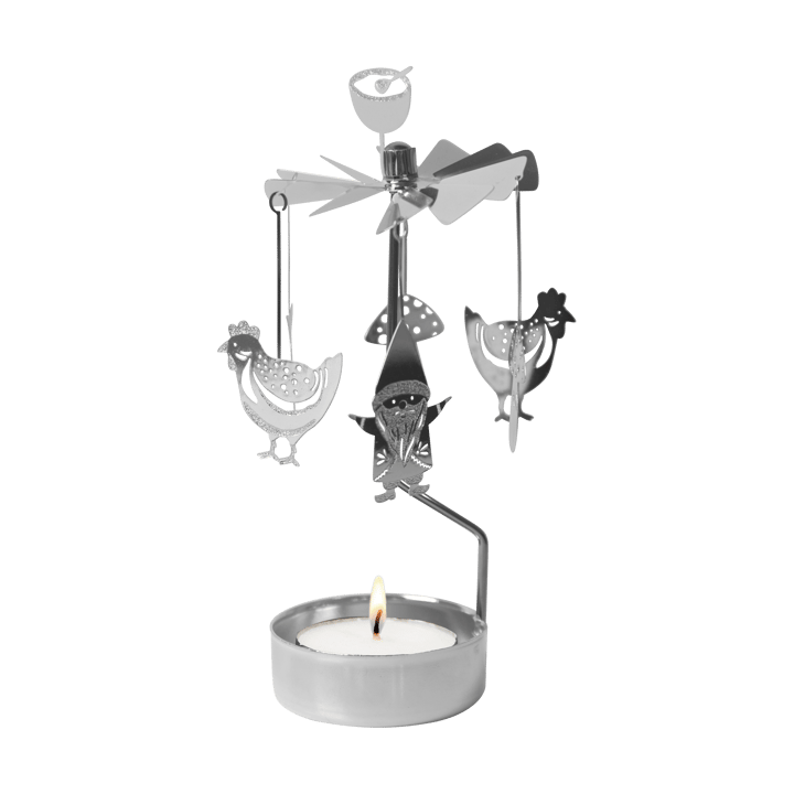 Fox & Santa móbile para velas de anjos - Prata - Pluto Design