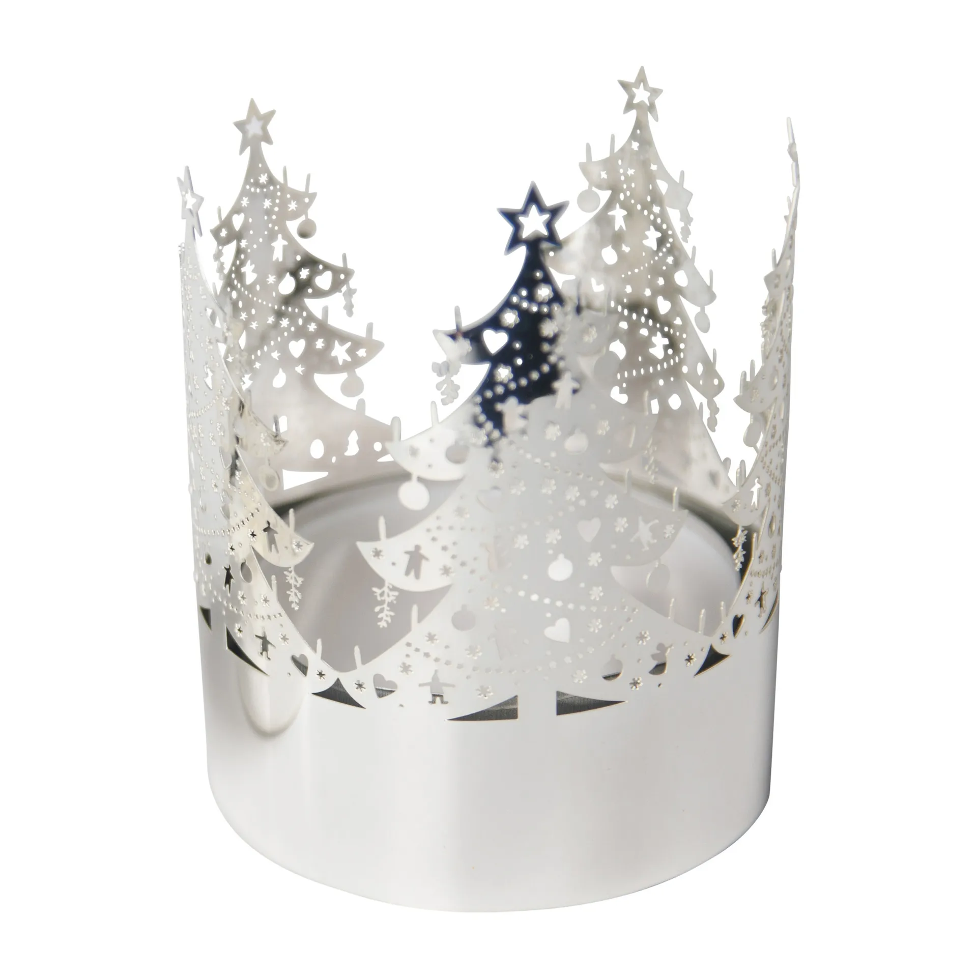 Gran castiçal médio , Prateado Pluto Design