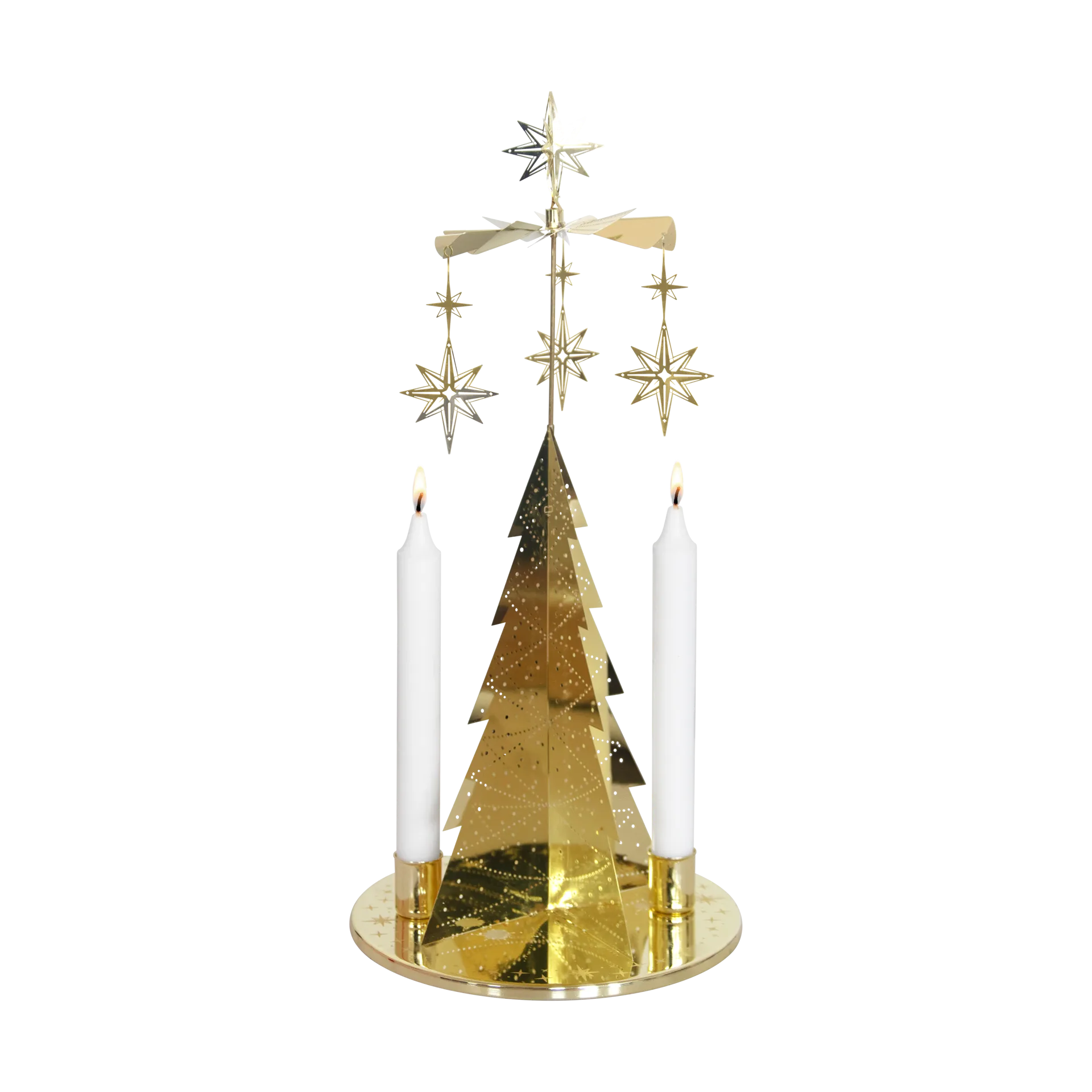 Grande Northern star móbile para velas de anjos, Ouro Pluto Design