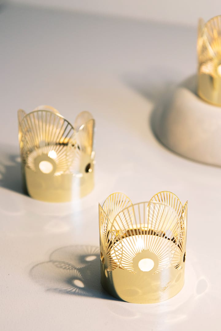 Lanterna mini Sun Ø4,5 cm, Dourado Pluto Design